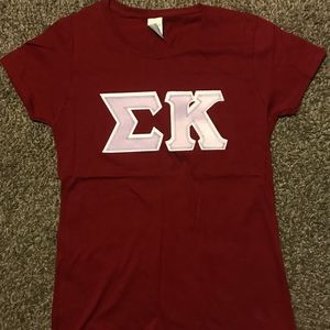 Sigma Kappa Sorority Letters Tee